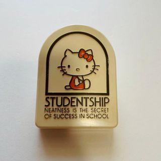 ハローキティ(ハローキティ)のサンリオ　ハローキティ  studentship 1976年　当時物　クリップ(キャラクターグッズ)