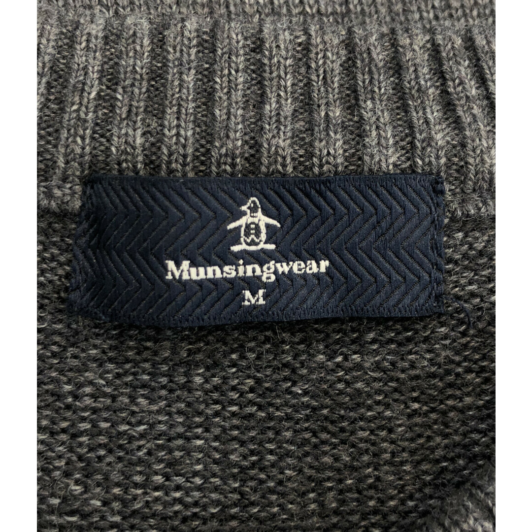 Munsingwear(マンシングウェア)の美品 マンシングウェア MUNSINGWEAR 長袖ニット    メンズ M メンズのトップス(ニット/セーター)の商品写真