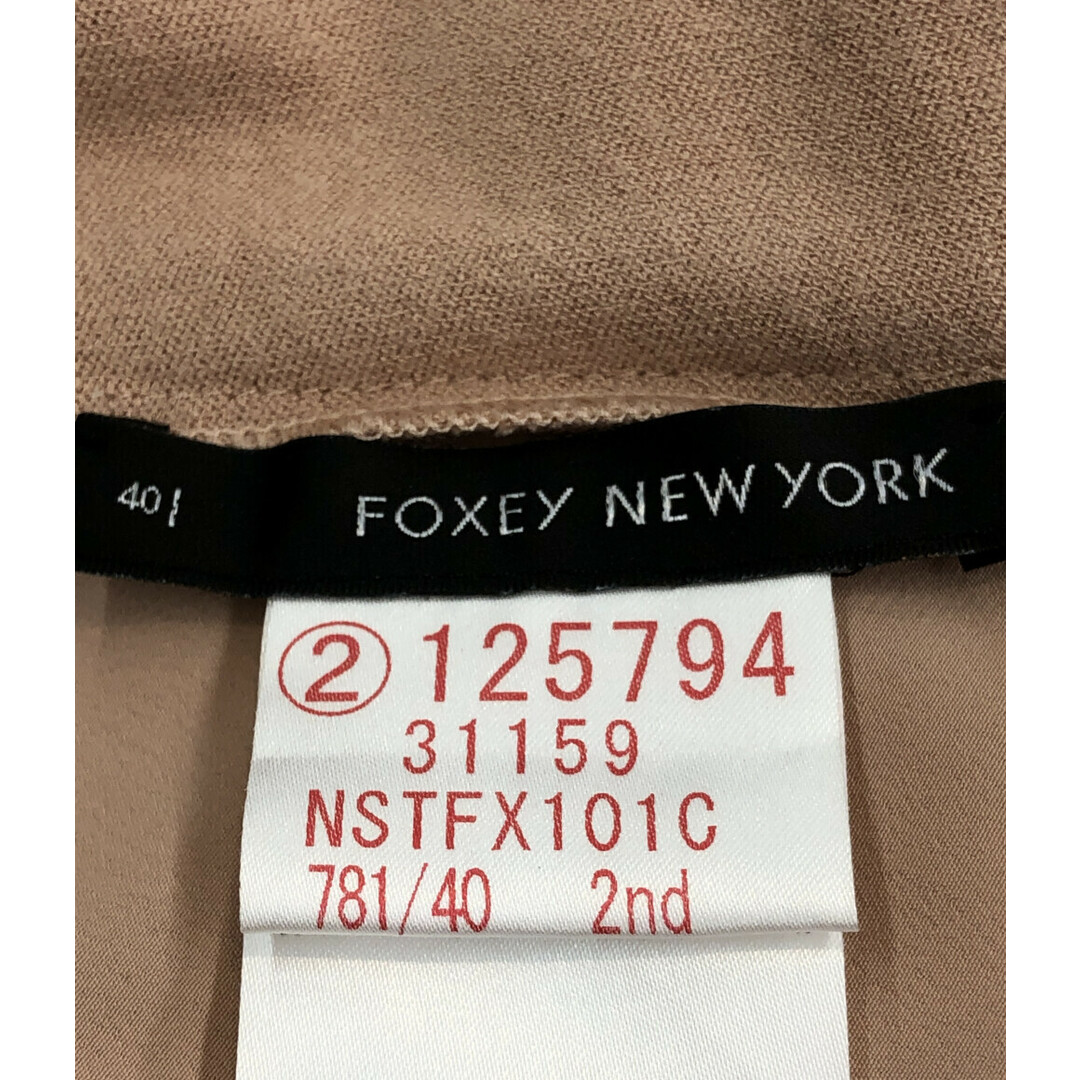 FOXEY NEWYORK 長袖ニットブラウス    レディース 40 レディースのトップス(シャツ/ブラウス(長袖/七分))の商品写真