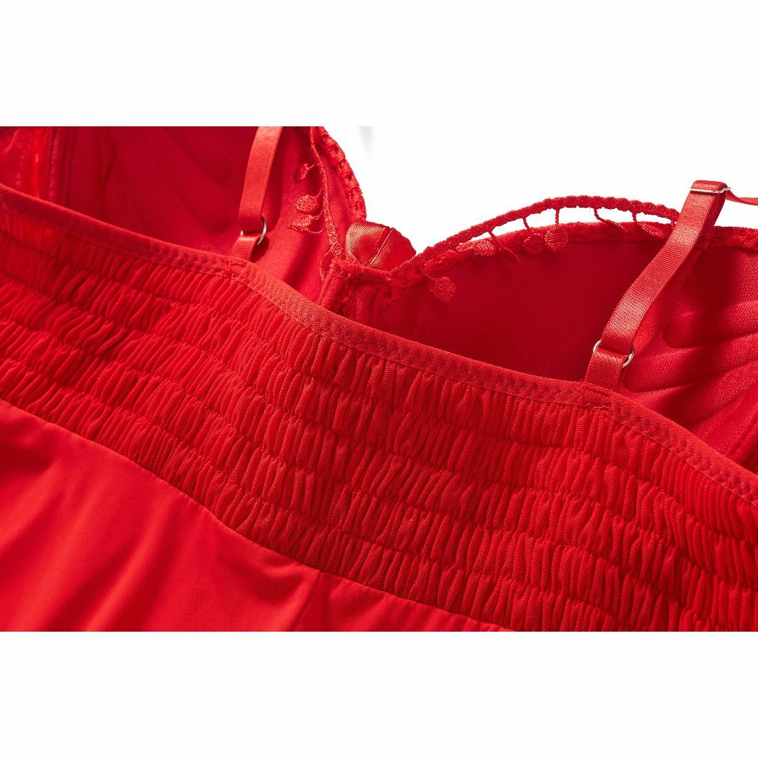 ランジェリー ベビードール ネグリジェ 可愛らしい 幅広の裾 柔らかく滑らか生地 レディースのルームウェア/パジャマ(ルームウェア)の商品写真