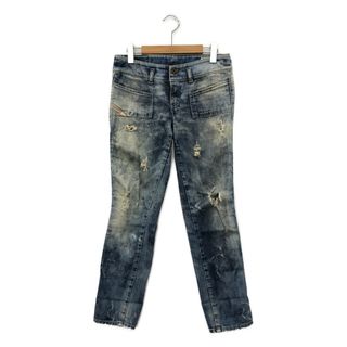 ディーゼル(DIESEL)のディーゼル ストレッチデニムパンツ ダメージ加工 レディース W26L32(デニム/ジーンズ)