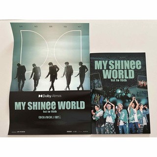 SHINee - MY SHINee WORLD 映画パンフレット　ポスター付き