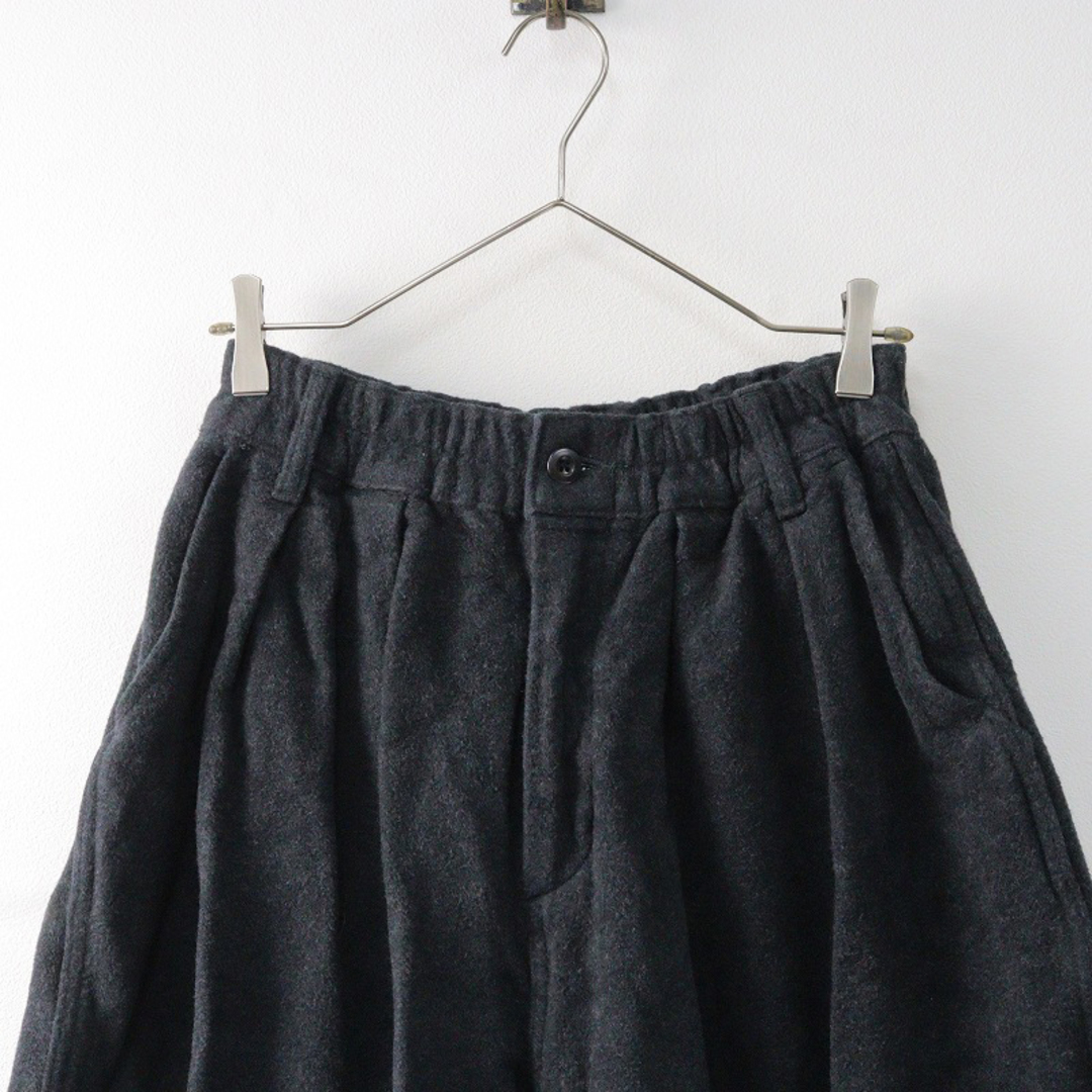 ハーベスティ HARVEST COTTON MELTON CIRCUS PANTS コットンメルトン サーカスパンツ 2/ブラック 【2400013869973】 レディースのパンツ(カジュアルパンツ)の商品写真