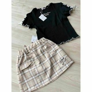 ALGY - 子供服✨ALGY✨レースアップスカパンとレースアップゆるTセット