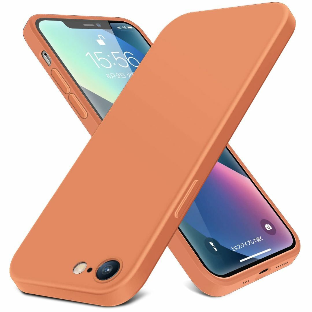 【色: オレンジ】iPhone SE3 用 ケース 第3世代 iPhone SE スマホ/家電/カメラのスマホアクセサリー(その他)の商品写真