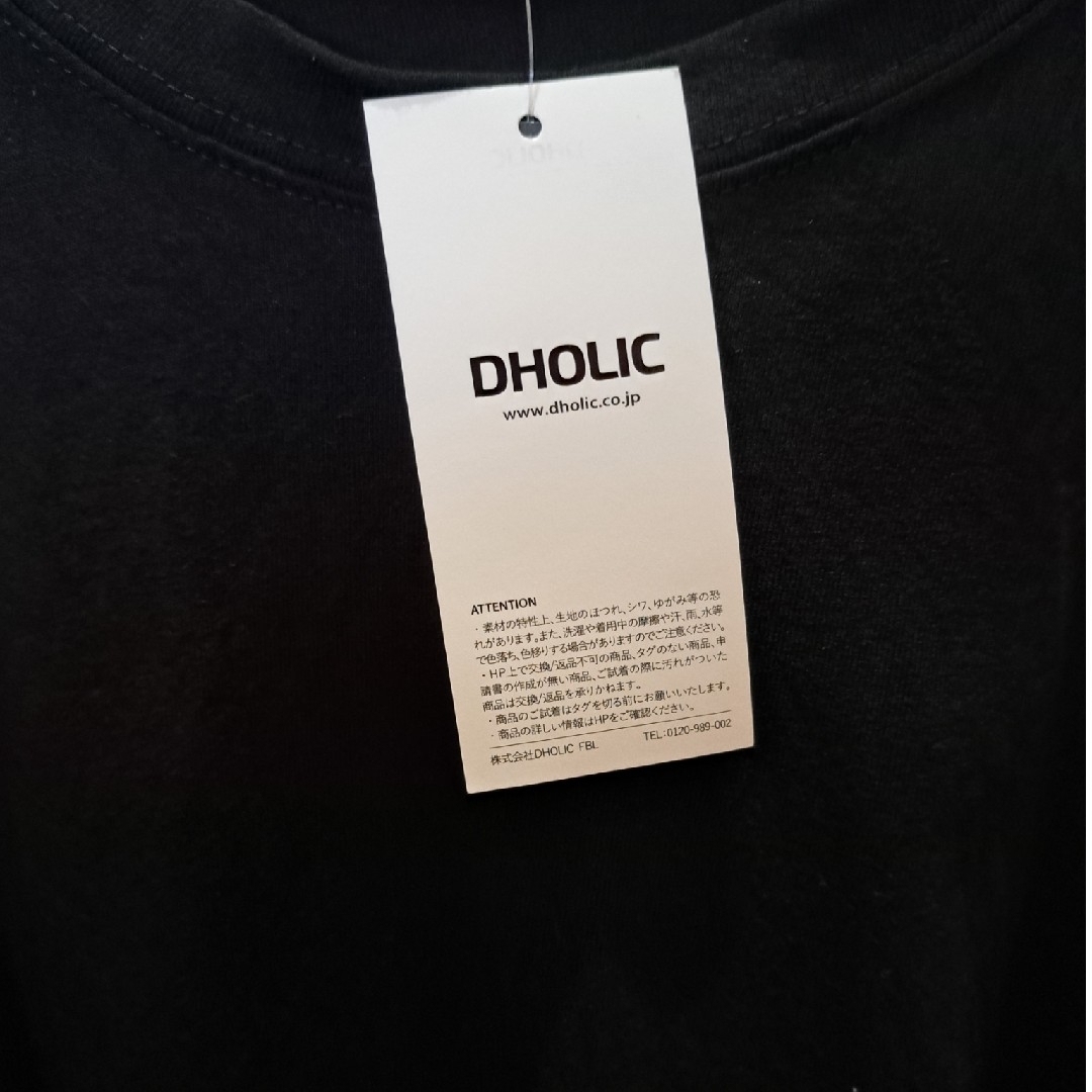 dholic(ディーホリック)のdholic 配色フレアスリーブTシャツ レディースのトップス(シャツ/ブラウス(長袖/七分))の商品写真