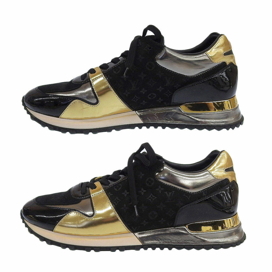 LOUIS VUITTON - ルイヴィトン ランアウェイ ライン スニーカー モノグラム レディース ブラック ゴールド LOUIS VUITTON 【中古】 【アパレル・小物】の通販 by TURUYA|ルイヴィトンならラクマ LOUIS VUITTON - ルイヴィトン ランアウェイ ライン スニーカー モノグラム レディース ブラック ゴールド LOUIS VUITTON 【中古】 【アパレル・小物】の通販 by TURUYA|ルイヴィトンならラクマ