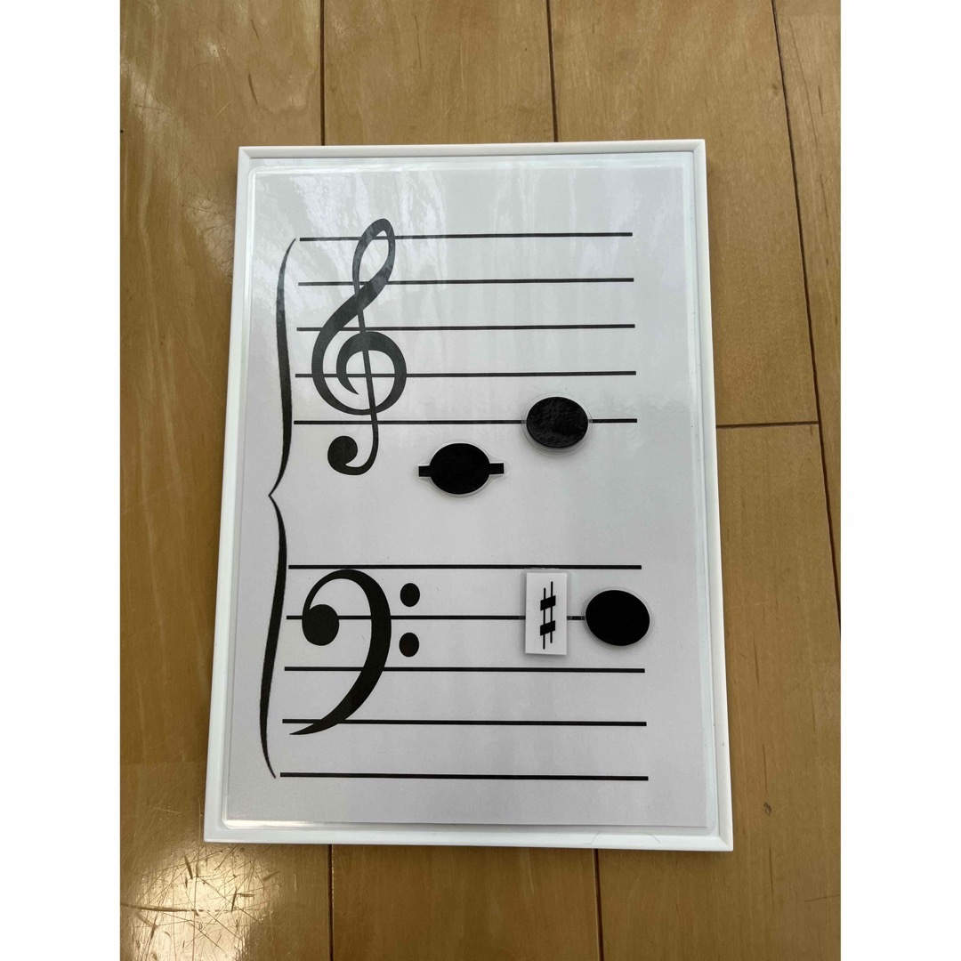 ホワイトボード付き音楽基本教材（マグネットタイプ） 楽器のスコア/楽譜(クラシック)の商品写真
