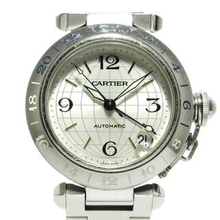 カルティエ(Cartier)のCartier(カルティエ) 腕時計 パシャCメリディアンGMT W31029M7 ボーイズ SS シルバー(腕時計)