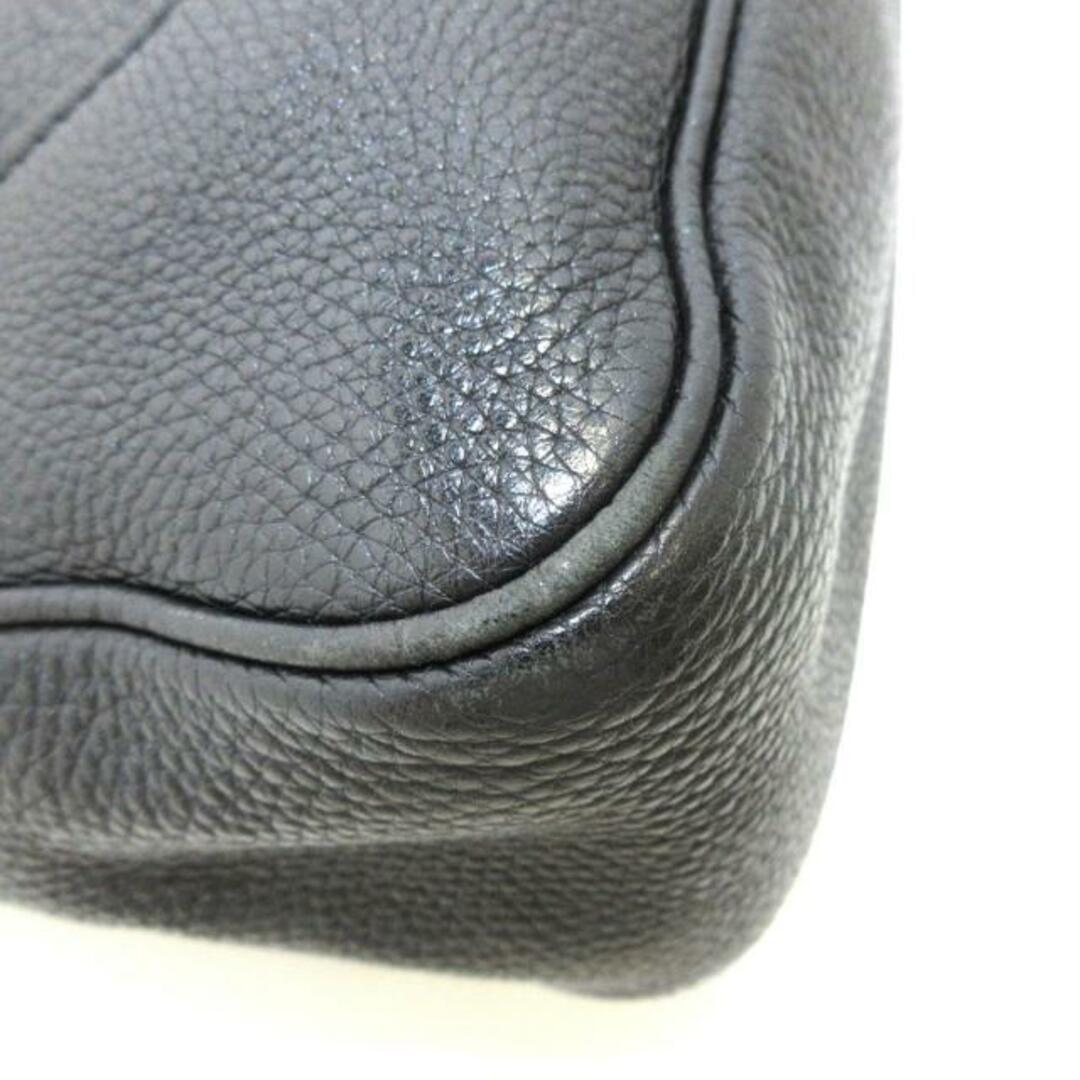 Gucci(グッチ)のGUCCI(グッチ) ショルダーバッグ レディース バンブー 282315 黒×ブラウン レザー レディースのバッグ(ショルダーバッグ)の商品写真
