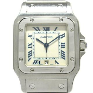 カルティエ(Cartier)のCartier(カルティエ) 腕時計 サントスガルベLM W20018D6 レディース SS/ブルーローマンインデックス アイボリー(腕時計)