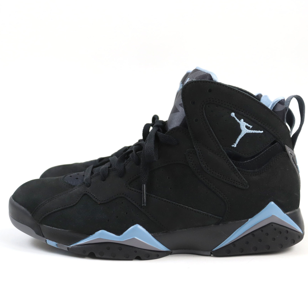 NIKE(ナイキ)の未使用品○NIKE ナイキ CU9307-004 AIR JORDAN 7 RETRO エアジョーダン7 レトロ スウェード レースアップ ハイカットスニーカー ブラック ブルー 28cm 箱付き メンズ メンズの靴/シューズ(スニーカー)の商品写真