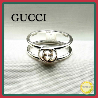 グッチ(Gucci)のGUCCI グッチ インターロッキングG オープンハンド リング  11号(リング(指輪))