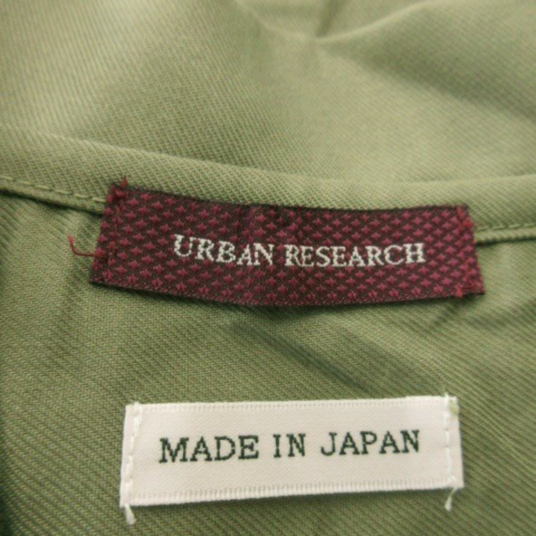 URBAN RESEARCH(アーバンリサーチ)のアーバンリサーチ シャツ ブラウス 開襟 半袖 ゆったり アースカラー F 緑 レディースのトップス(シャツ/ブラウス(半袖/袖なし))の商品写真
