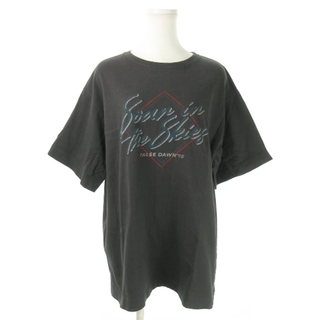 LOWRYS FARM - ローリーズファーム Tシャツ カットソー 半袖 ピグメント プリント F グレー