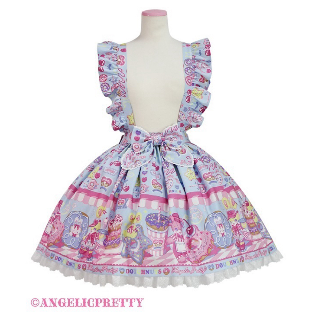 Angelic Pretty(アンジェリックプリティー)のAngelic Pretty Toy's Donut Dinerスカート レディースのスカート(ひざ丈スカート)の商品写真