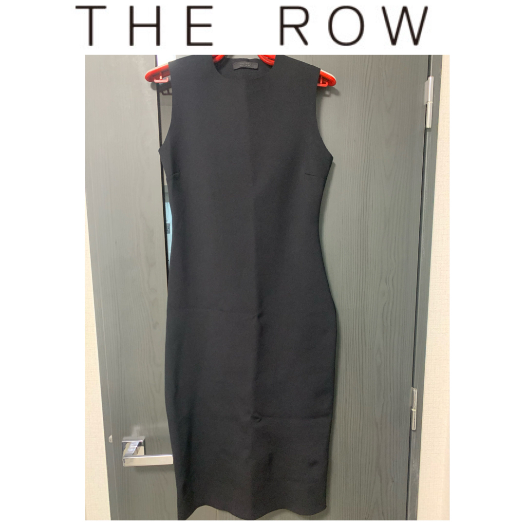 THE ROW(ザロウ)のTHE ROW ブラックスキューバ　ノースリーブ　ワンピース　ストレッチ　黒 レディースのワンピース(ひざ丈ワンピース)の商品写真