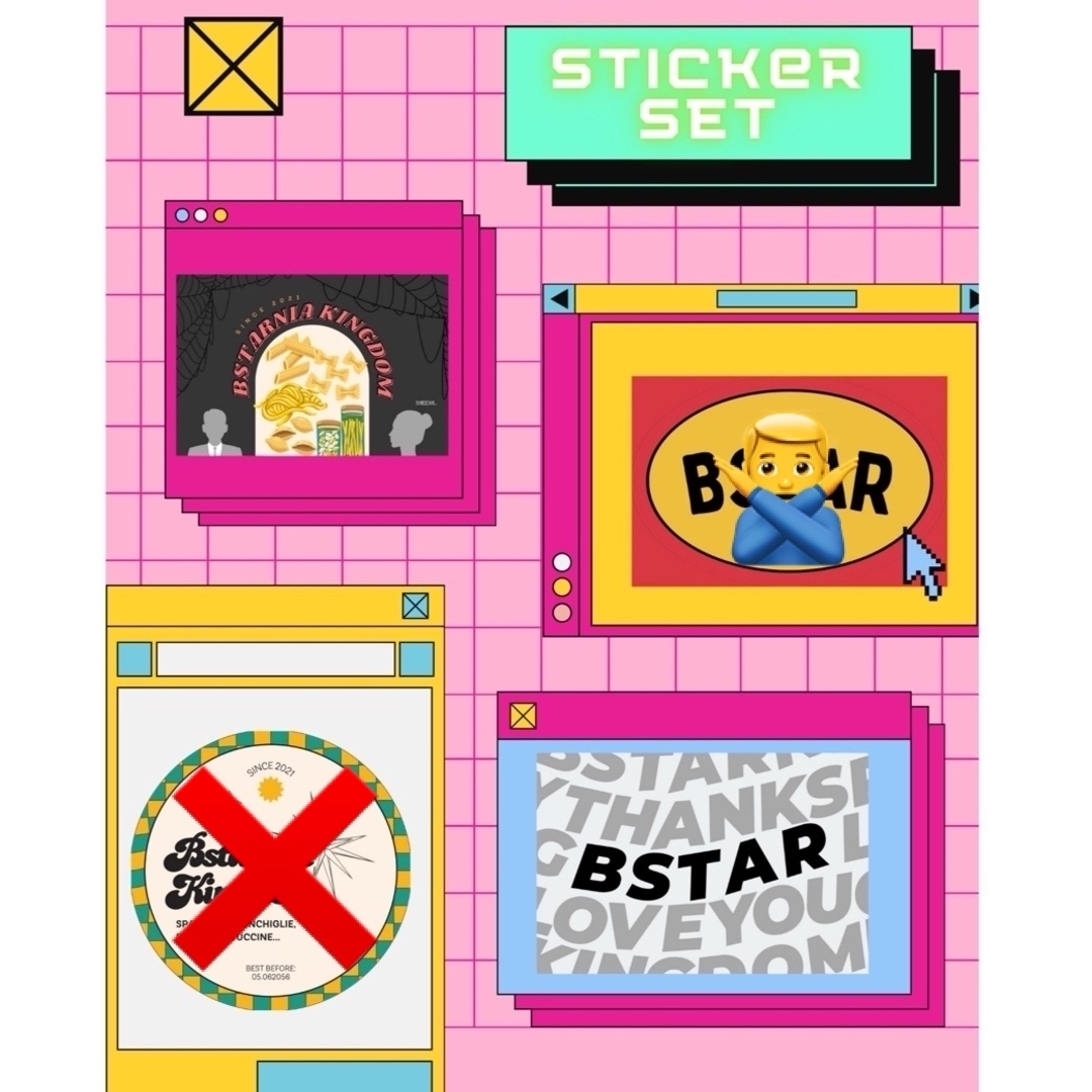 ⚠️🍒STICKER SET🍭⚠️ インテリア/住まい/日用品の文房具(シール)の商品写真