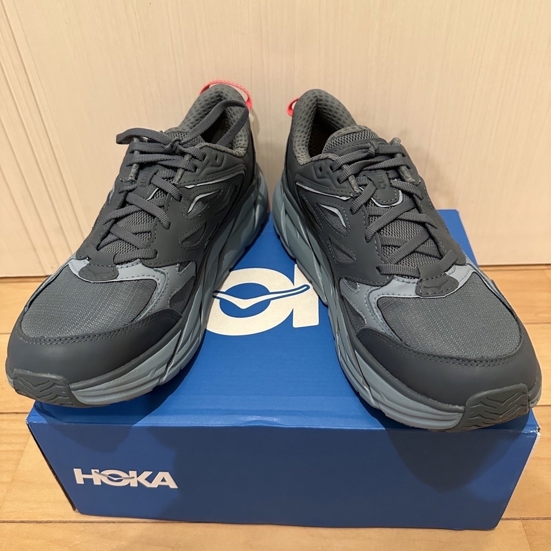 HOKA ONE ONE(ホカオネオネ)のEU45 1/3  ホカオネオネ　U CLIFTON L GTX ブルーレザー メンズの靴/シューズ(スニーカー)の商品写真