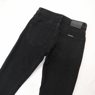 ローラス SLIM ROLLED ブラックスリムストレッチジーンズ 28 M相当(デニム/ジーンズ)