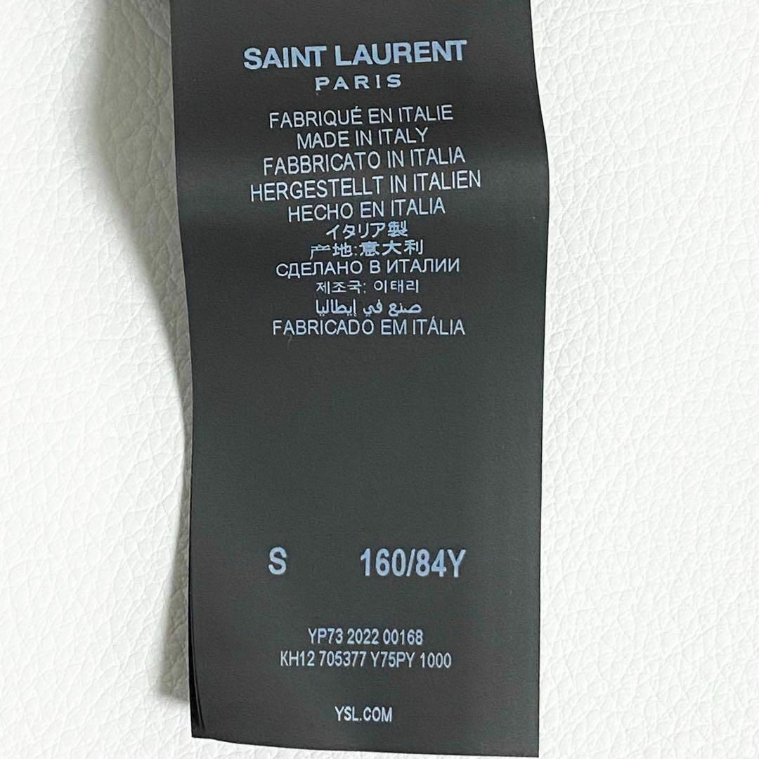 Saint Laurent(サンローラン)のSAINT LAURENT / モノグラムトップス リブ編みシルク レディースのトップス(ニット/セーター)の商品写真