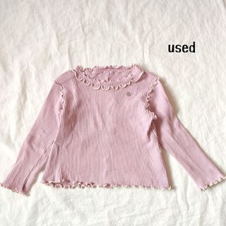 プティマイン(petit main)のused●ピンクのロンT(Tシャツ/カットソー)