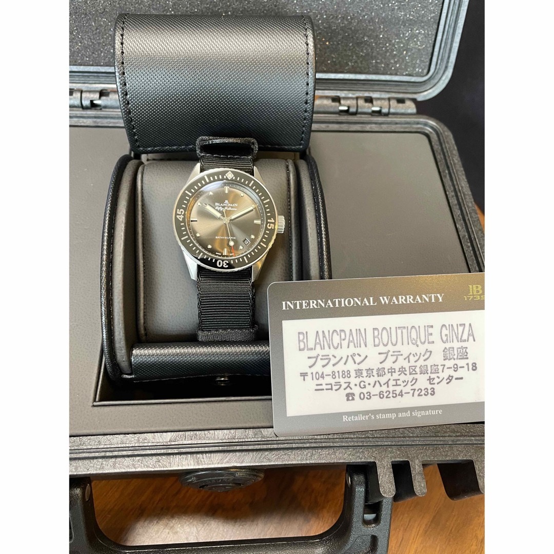 BLANCPAIN(ブランパン)の国内正規品【ブランパン】フィフティファゾムスバチスカーフ メンズの時計(腕時計(アナログ))の商品写真
