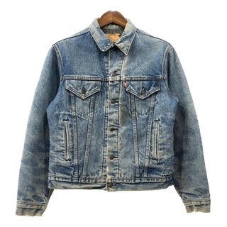 リーバイス(Levi's)の80年代 USA製 Levi's リーバイス 71506 デニム トラッカージャケット ブルー (メンズ) 中古 古着 Q7179(Gジャン/デニムジャケット)