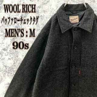 ウールリッチ(WOOLRICH)のIJ214【入手困難】US古着ウールリッチバッファローチェックタグコートブルゾン(ピーコート)