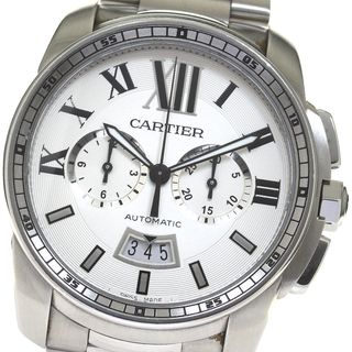 Cartier - カルティエ CARTIER W7100045 カリブル ドゥ カルティエ クロノグラフ 自動巻き メンズ 良品 _814495