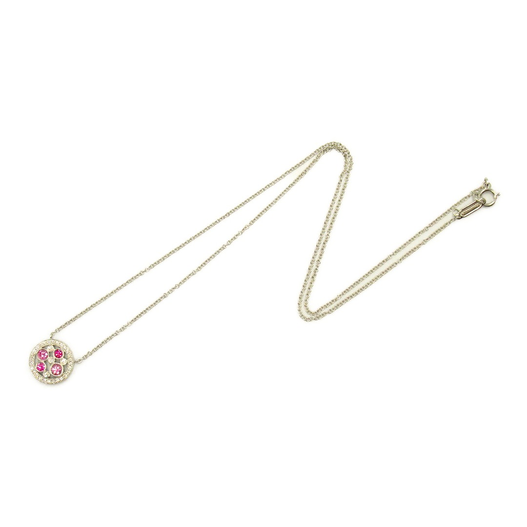 Tiffany & Co.(ティファニー)のティファニー コブルストーン サファイア ダイヤ ネックレス ネックレス レディースのアクセサリー(ネックレス)の商品写真