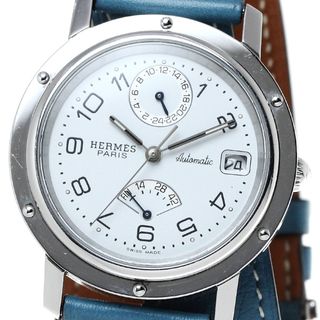 Hermes - エルメス HERMES CL5.710 クリッパー パワーリザーブ ドゥブルトゥール 自動巻き メンズ 良品 _815386