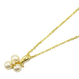 ミキモト(MIKIMOTO)のミキモト パール ダイヤ ネックレス ネックレス(ネックレス)