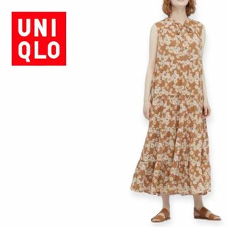 UNIQLO - E298 UNIQLO PAUL & JOE ティアードマキシワンピ S