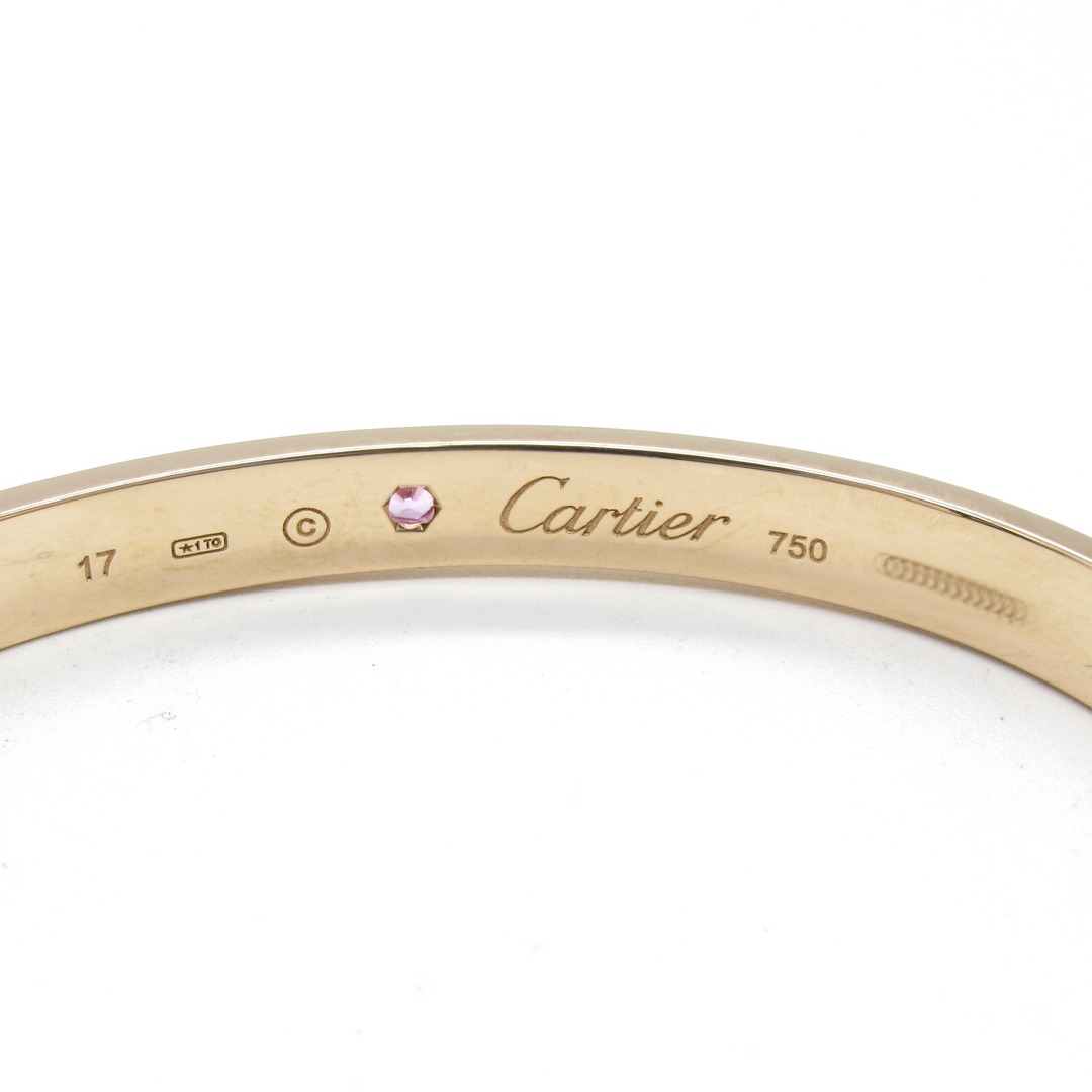 Cartier(カルティエ)のカルティエ オープンラブ 1Pピンクサファイア ブレス ブレスレット レディースのアクセサリー(ブレスレット/バングル)の商品写真