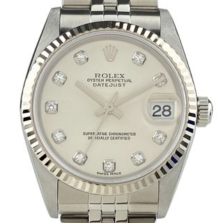 ロレックス(ROLEX)のロレックス デイトジャスト 10Pダイヤ 78274G 自動巻き レディース 【中古】(腕時計)