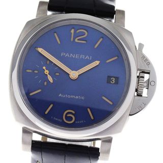 パネライ(PANERAI)のパネライ PANERAI PAM00926 ルミノール ドゥエ デイト 自動巻き メンズ 美品 保証書付き_816761(腕時計(アナログ))