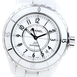 シャネル(CHANEL)のシャネル CHANEL H0970 J12 白セラミック 38MM 自動巻き メンズ 良品 保証書付き_806040(腕時計(アナログ))
