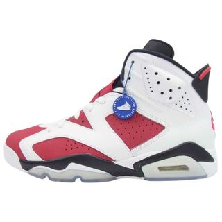 NIKE AIR JORDAN ナイキ ジョーダン スニーカー CT8529-106 Air Jordan 6 Carmine AJ6 エアジョーダン カーマイン スニーカー ホワイト系 レッド系 28cm【新古品】【未使用】【中古】(スニーカー)