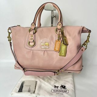 コーチ(COACH)のコーチ　マディソン　サブリナ　ピンク　2way ハンドバッグ　レザー(ハンドバッグ)