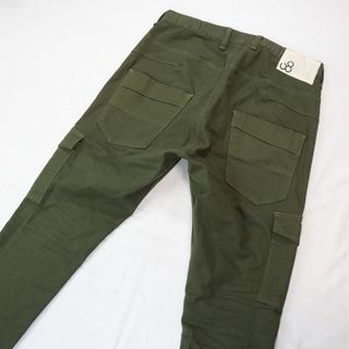 ジョンブル(JOHNBULL)の大きいサイズ ジョンブル ストレッチオックスサルエルカーゴパンツ リネン混 XL(ワークパンツ/カーゴパンツ)