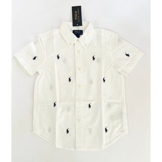 ラルフローレン(Ralph Lauren)の6t120cm 半袖シャツ　白　オックスフォード　ラルフローレン (Tシャツ/カットソー)