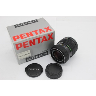 【外観美品】 【元箱付き】ペンタックス Pentax smc Pentax-M Zoom 40-80mm F2.8-4 前後キャップ付き レンズ  v460(レンズ(ズーム))