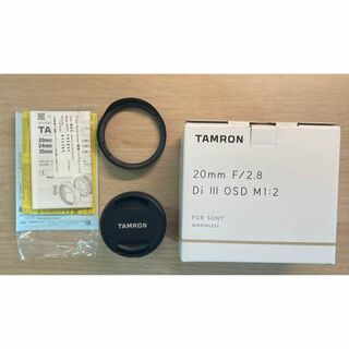 【美品】タムロン　Di Ⅲ 20mm f2.8 E mount レンズ(レンズ(単焦点))