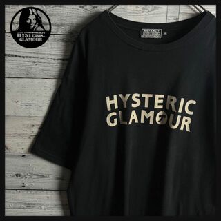 HYSTERIC GLAMOUR - 【希少XLサイズ】ヒステリックグラマー☆センタービッグプリントロゴ入りTシャツ
