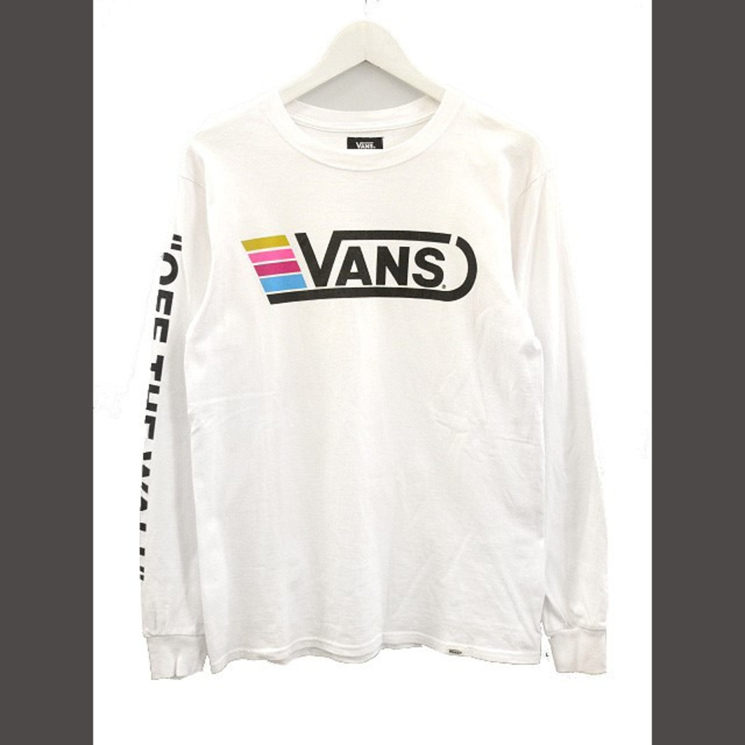 VANS(ヴァンズ)のバンズ スタンダードカリフォルニア ロンT S ホワイト 長袖 カットソー メンズのトップス(Tシャツ/カットソー(七分/長袖))の商品写真