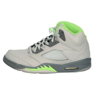 ナイキ(NIKE)のNIKE ナイキ AIR JORDAN5 GREEN BEAN エアジョーダン5 グリーンビーン ハイカットスニーカー グレー/グリーン US11/29cm DM9014-003(スニーカー)