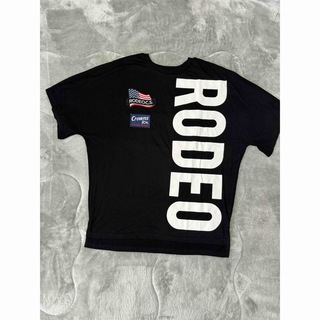 未使用　RODEO CROWNS オーバーTシャツ　フリーサイズ　ブラック