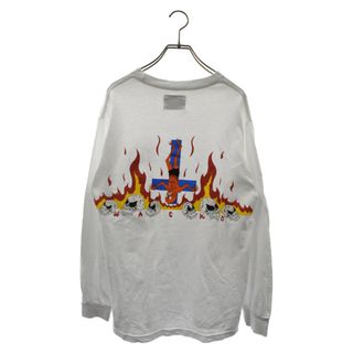 WACKO MARIA - WACKO MARIA ワコマリア 24SS NECKFACE / LONG SLEEVE T-SHIRT ネックフェイス バックプリント 長袖Tシャツ ホワイト NECKFACE-WM-LT02