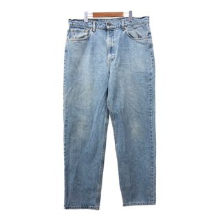 リーバイス(Levi's)の90年代 USA製 Levi's リーバイス 550 デニムパンツ 大きいサイズ ライトブルー (メンズ W38 L32) 中古 古着 Q7189(デニム/ジーンズ)